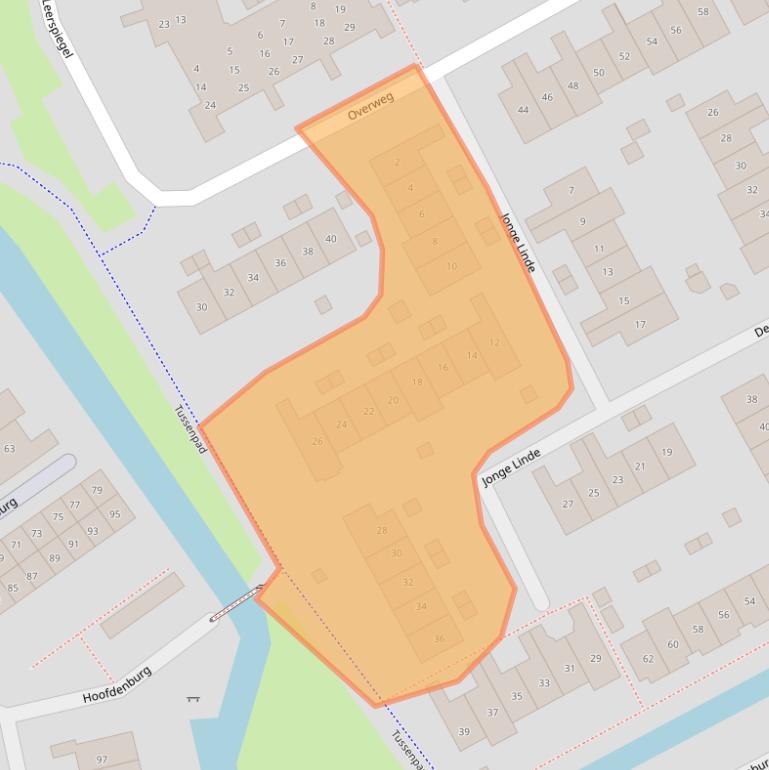 Kaart van postcodegebied 1191RJ.