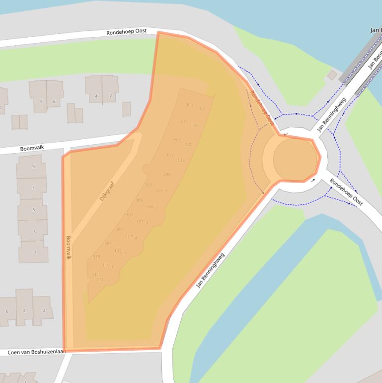 Kaart van postcodegebied 1191SG.