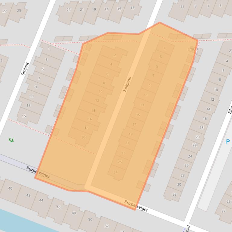 Kaart van postcodegebied 1191SK.