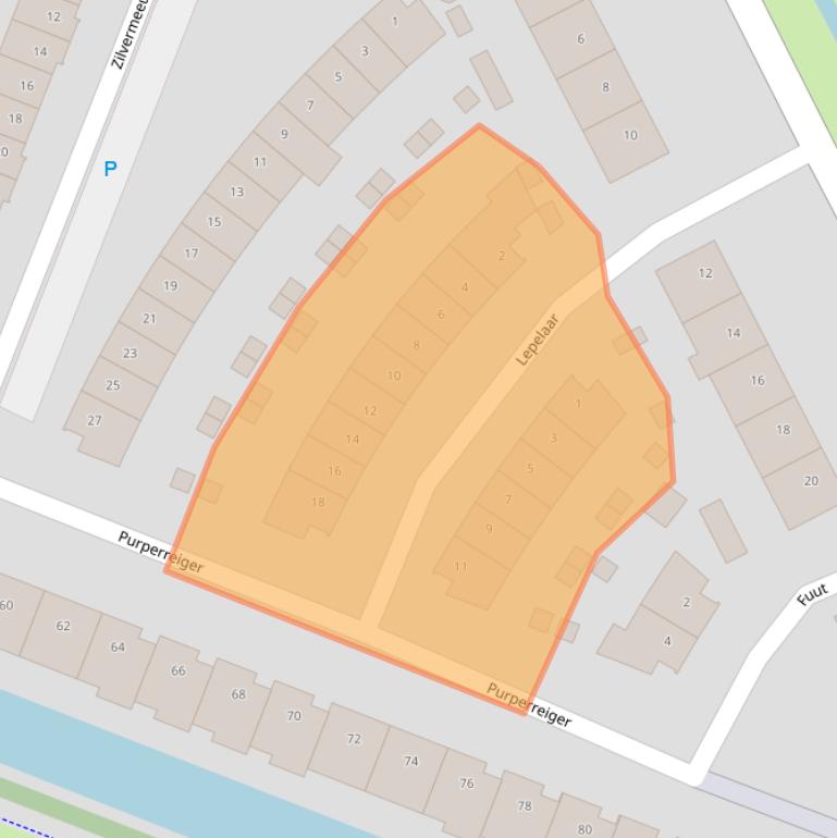 Kaart van postcodegebied 1191SL.