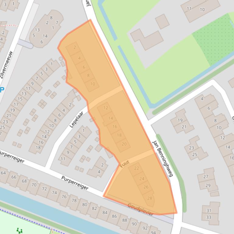 Kaart van postcodegebied 1191VA.