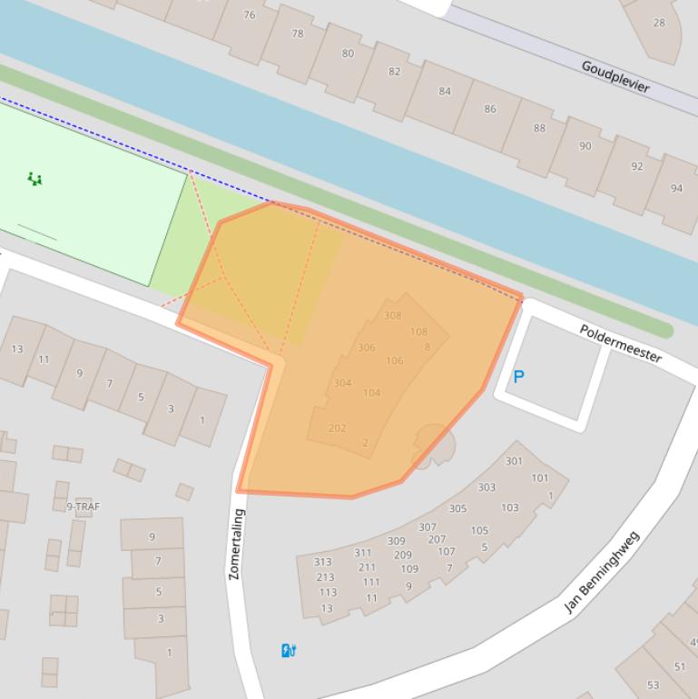 Kaart van postcodegebied 1191VB.