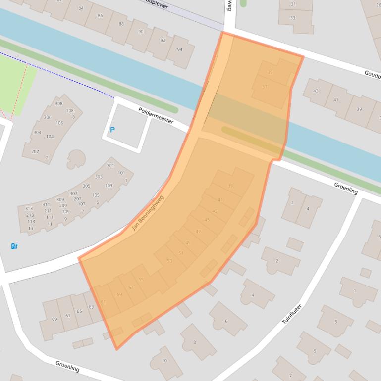 Kaart van postcodegebied 1191VL.