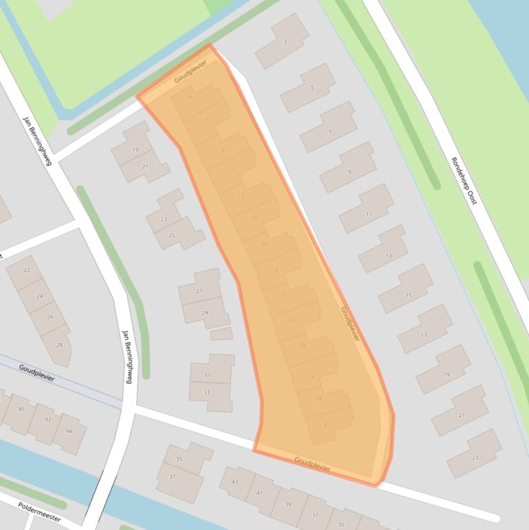 Kaart van postcodegebied 1191VN.