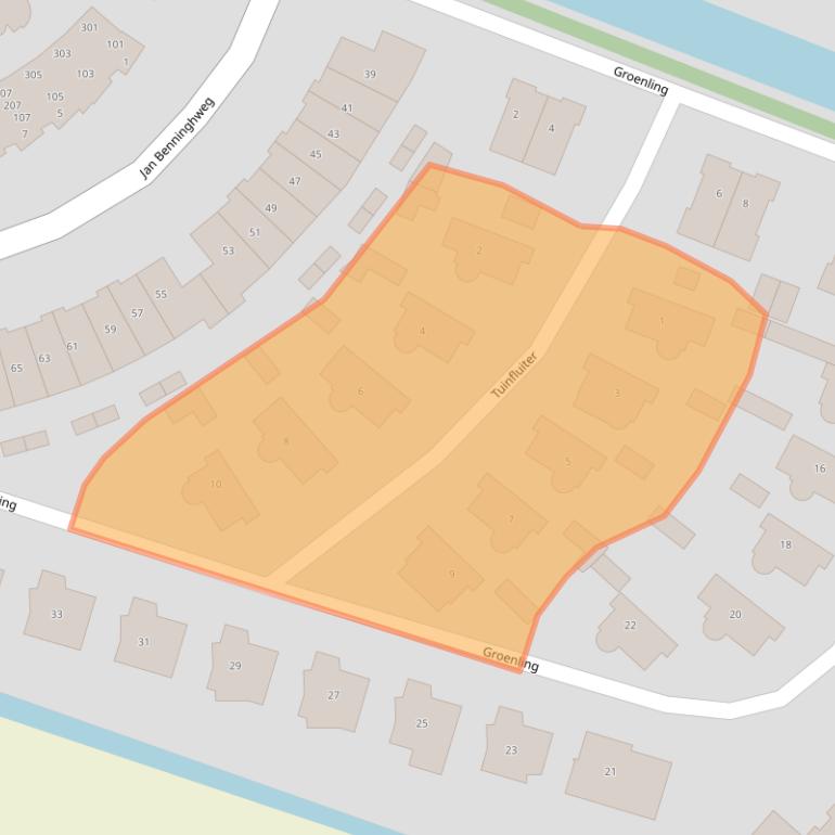 Kaart van postcodegebied 1191VT.