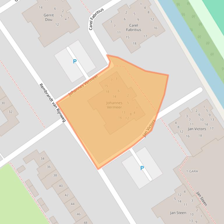 Kaart van postcodegebied 1191WH.