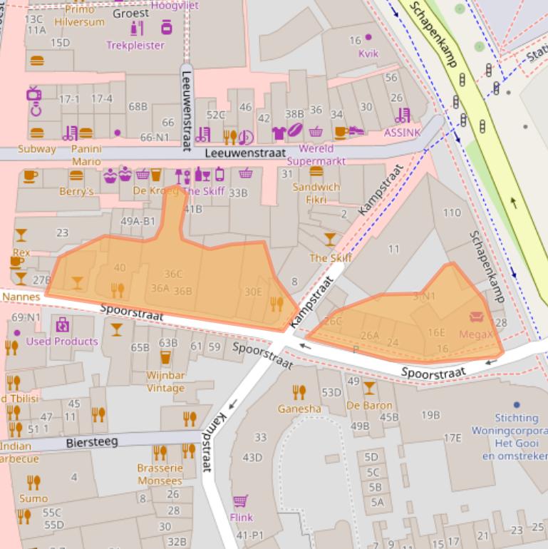 Kaart van postcodegebied 1211GB.