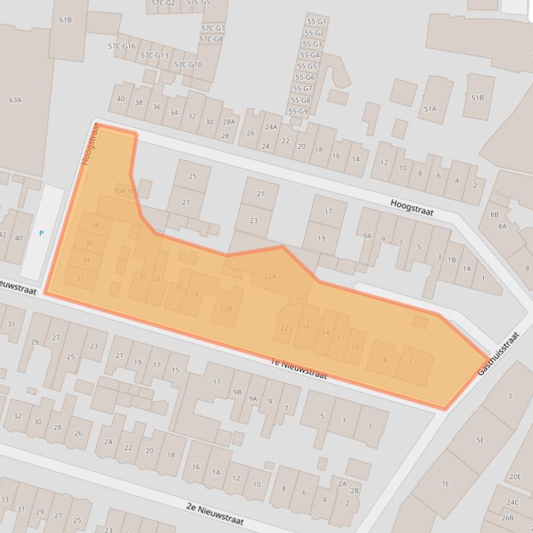 Kaart van postcodegebied 1211JR.