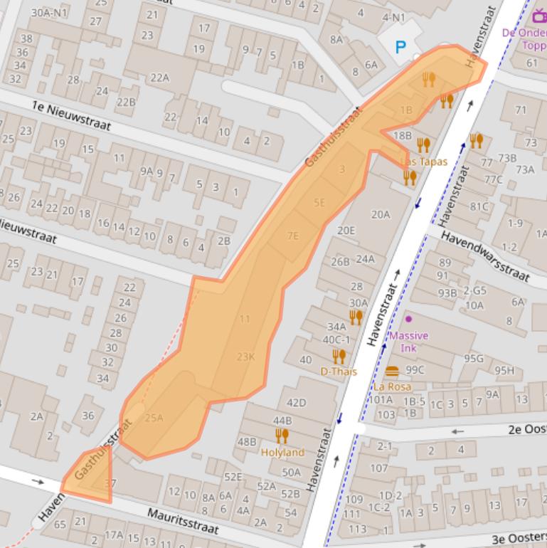 Kaart van postcodegebied 1211KB.