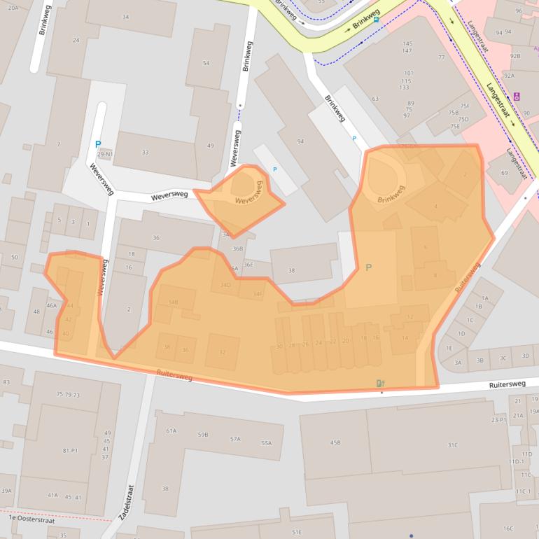 Kaart van postcodegebied 1211KW.