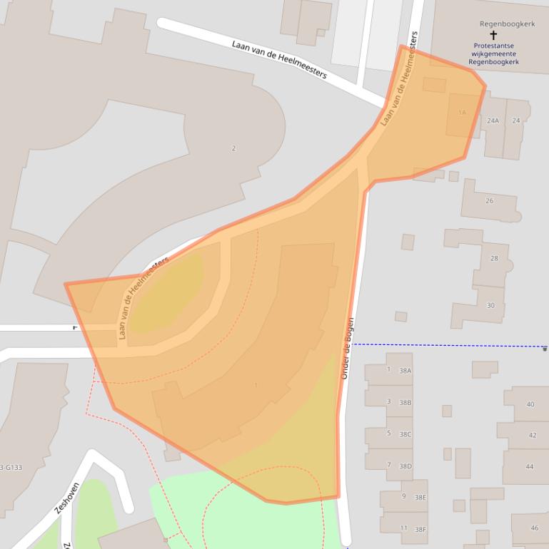 Kaart van postcodegebied 1211MT.