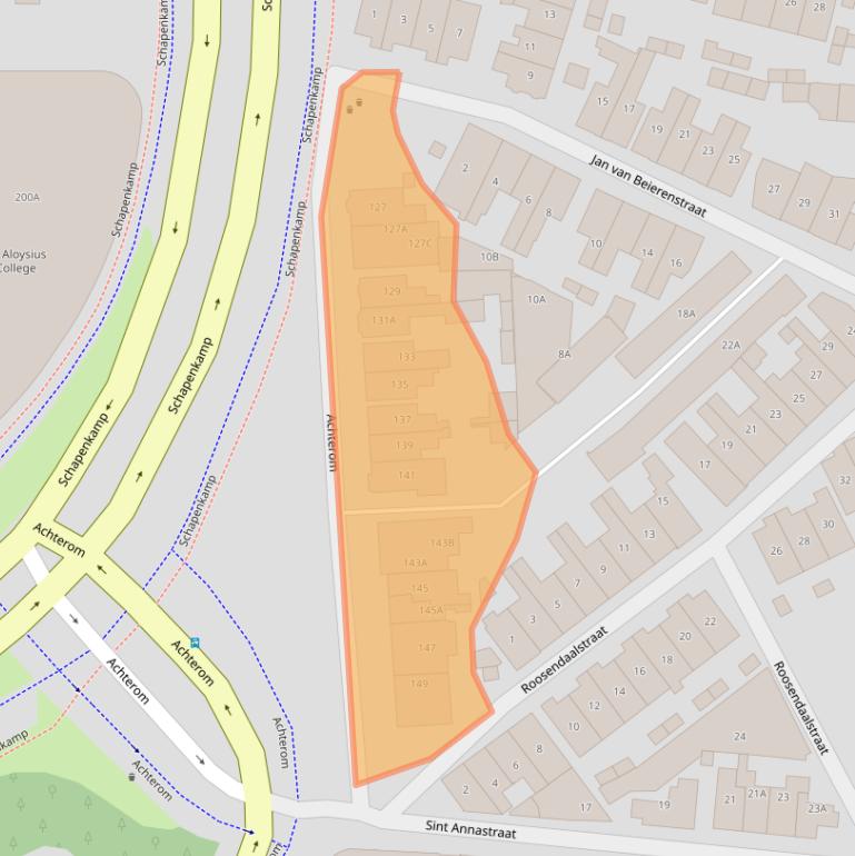 Kaart van postcodegebied 1211NX.