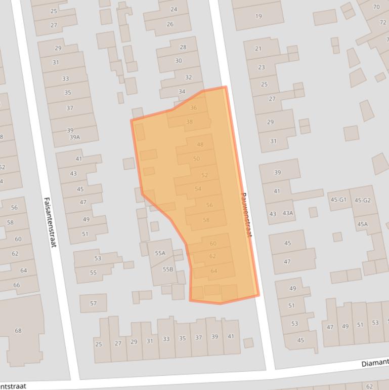Kaart van postcodegebied 1211RA.