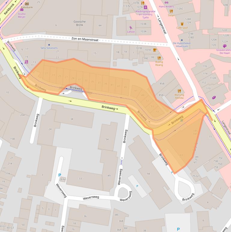 Kaart van postcodegebied 1211RN.