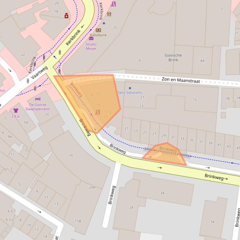 Kaart van postcodegebied 1211RP.