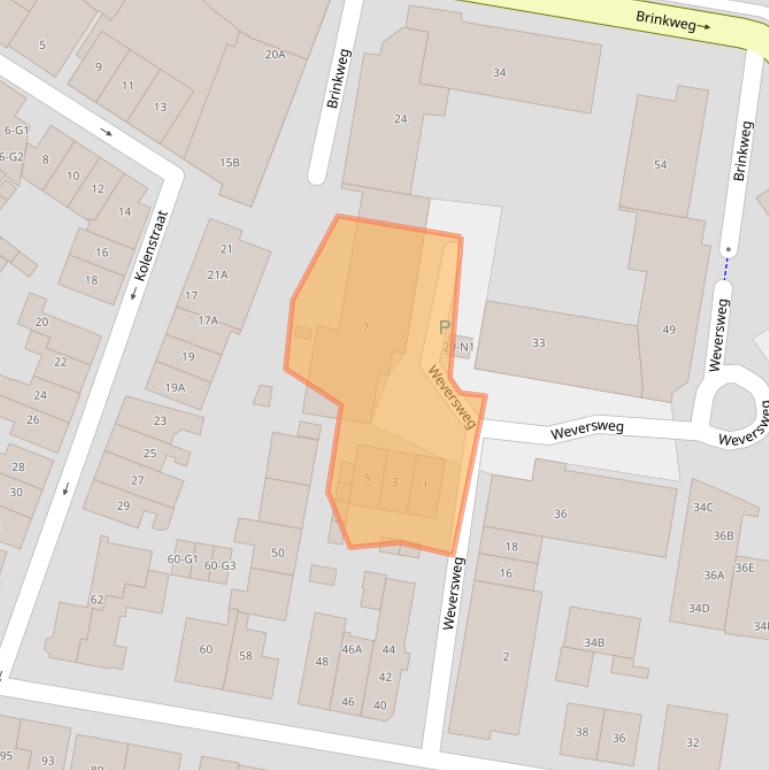 Kaart van postcodegebied 1211RR.