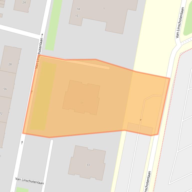 Kaart van postcodegebied 1212DM.