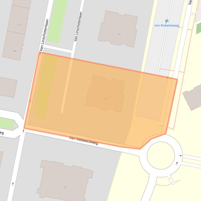 Kaart van postcodegebied 1212DR.