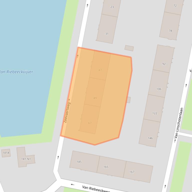 Kaart van postcodegebied 1212EE.