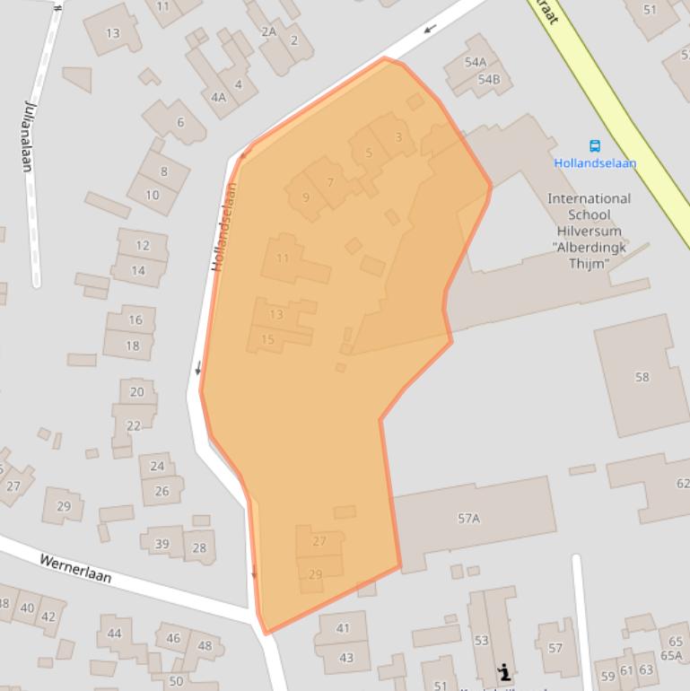 Kaart van postcodegebied 1213AM.