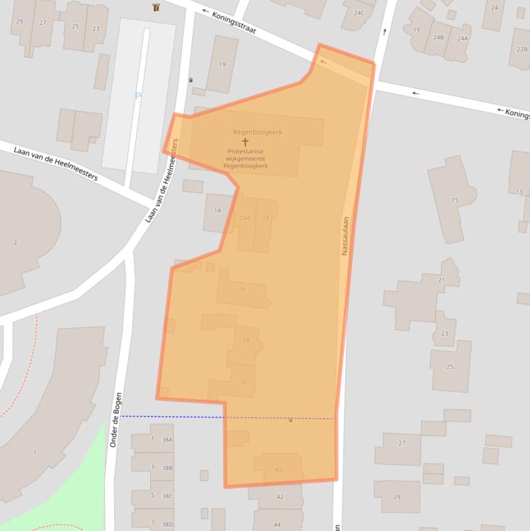 Kaart van postcodegebied 1213BC.