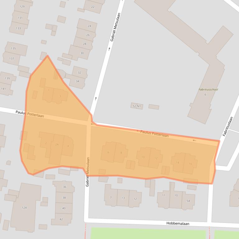 Kaart van postcodegebied 1213EX.