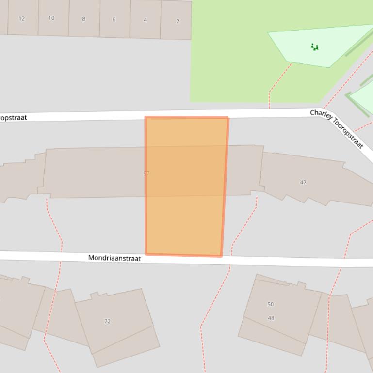 Kaart van postcodegebied 1213LK.