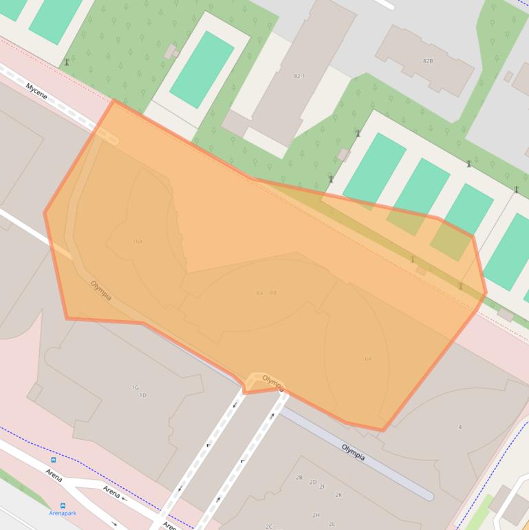 Kaart van postcodegebied 1213NP.