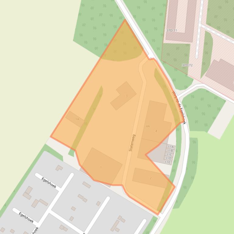 Kaart van postcodegebied 1213RB.