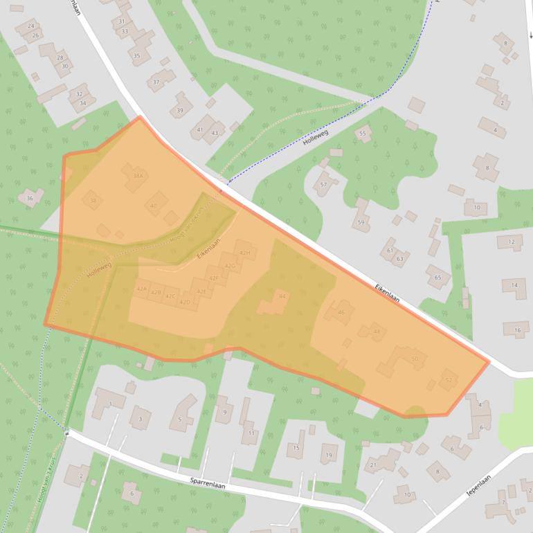 Kaart van postcodegebied 1213SK.