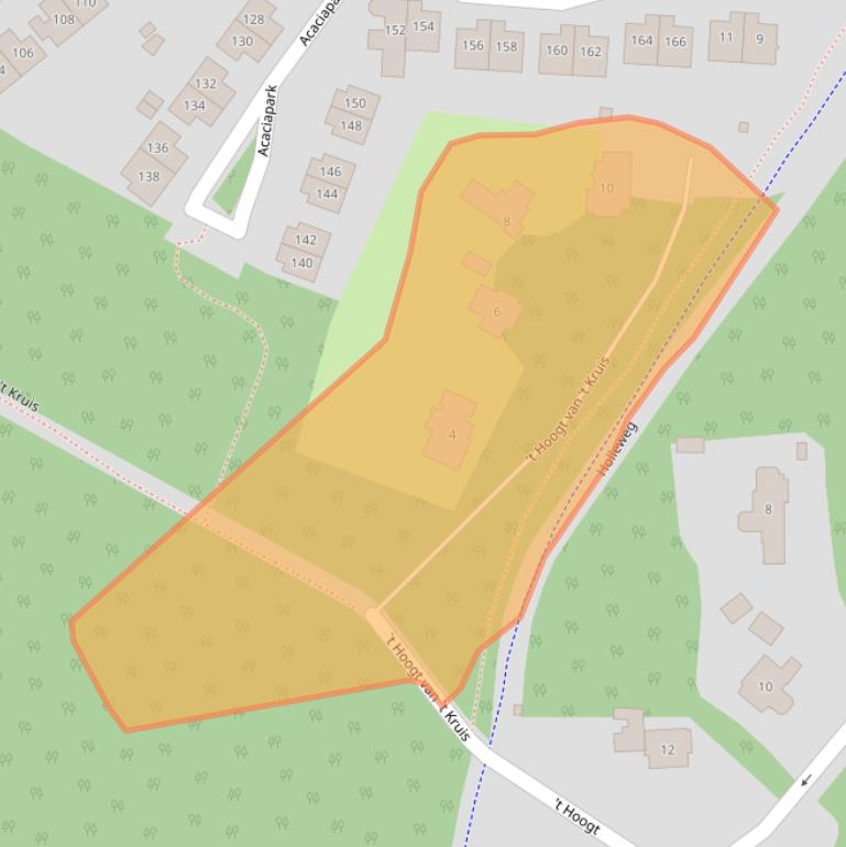 Kaart van postcodegebied 1213TB.
