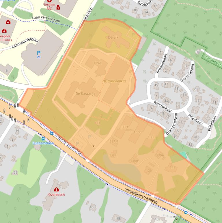 Kaart van postcodegebied 1213VX.