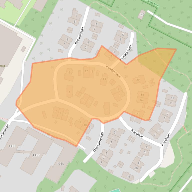 Kaart van postcodegebied 1213WR.