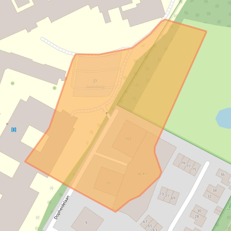 Kaart van postcodegebied 1213WX.