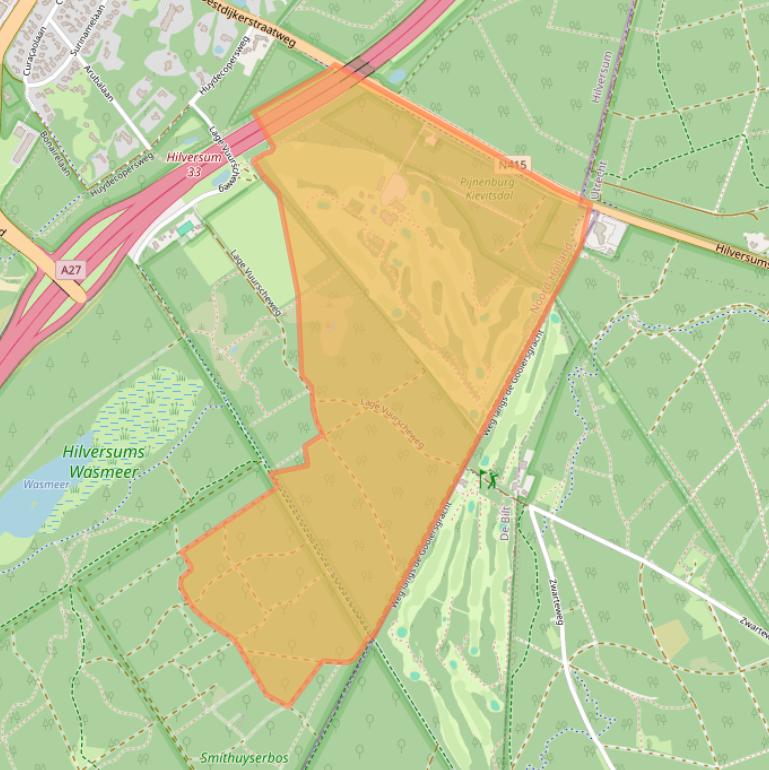 Kaart van postcodegebied 1213XJ.