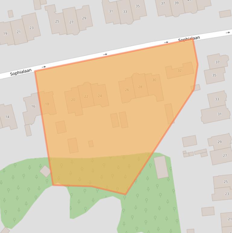 Kaart van postcodegebied 1213XN.