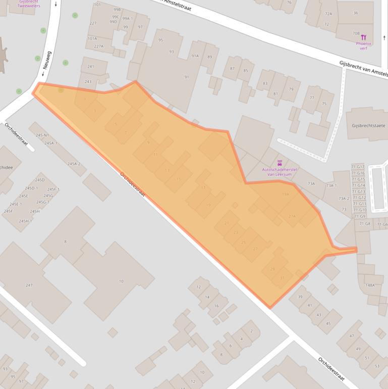 Kaart van postcodegebied 1214BG.