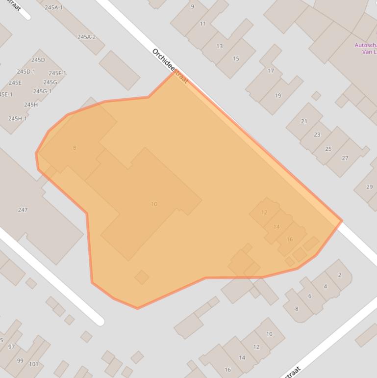 Kaart van postcodegebied 1214BJ.