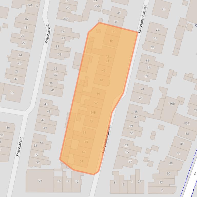 Kaart van postcodegebied 1214BN.