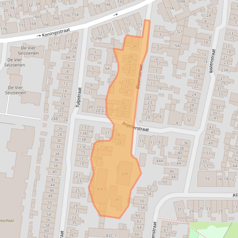 Kaart van postcodegebied 1214CA.