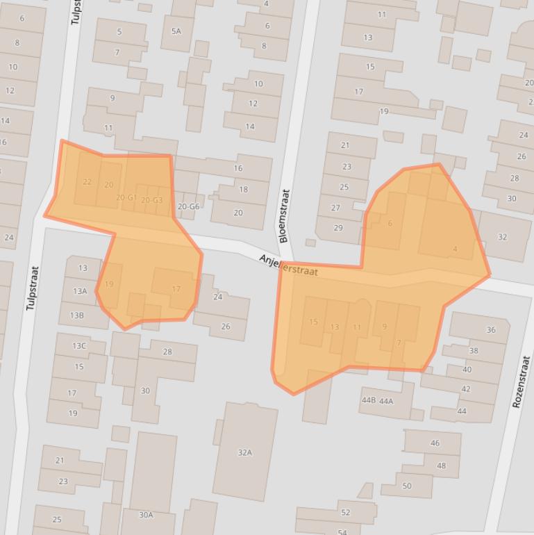 Kaart van postcodegebied 1214CH.