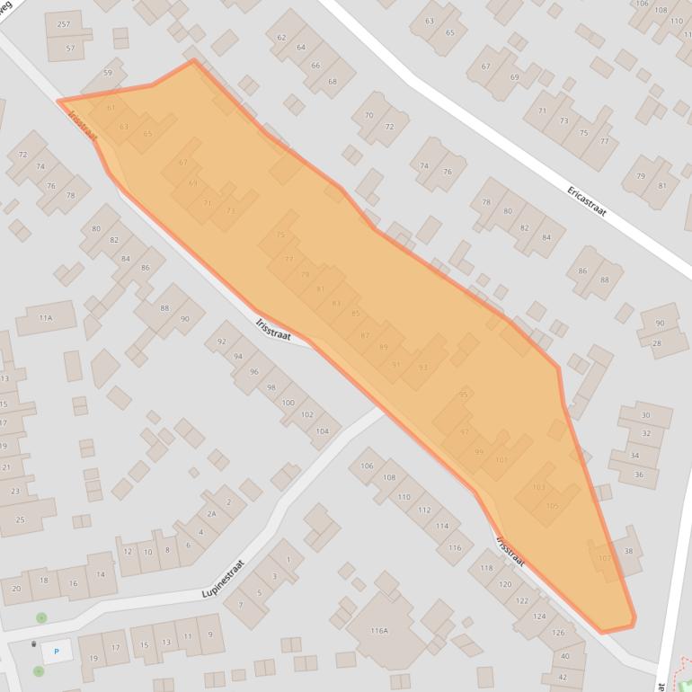 Kaart van postcodegebied 1214ES.