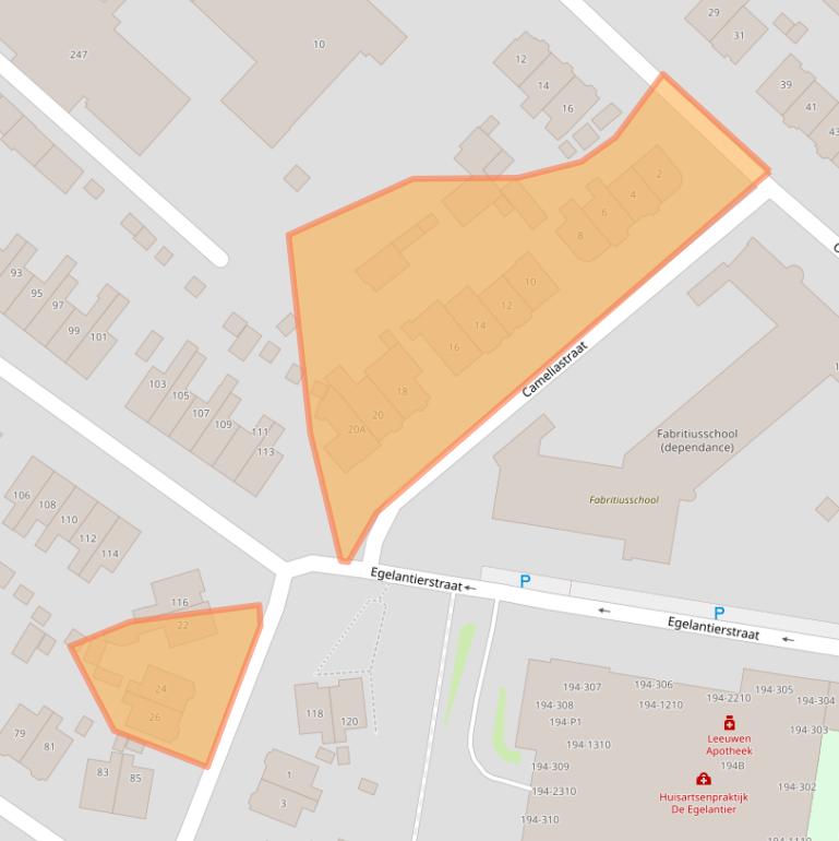 Kaart van postcodegebied 1214GA.