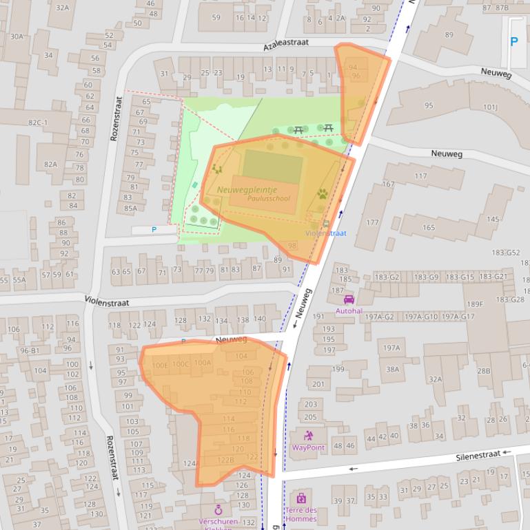 Kaart van postcodegebied 1214GX.