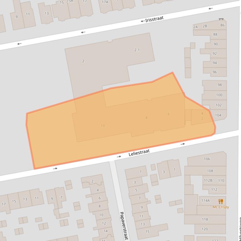 Kaart van postcodegebied 1214HG.