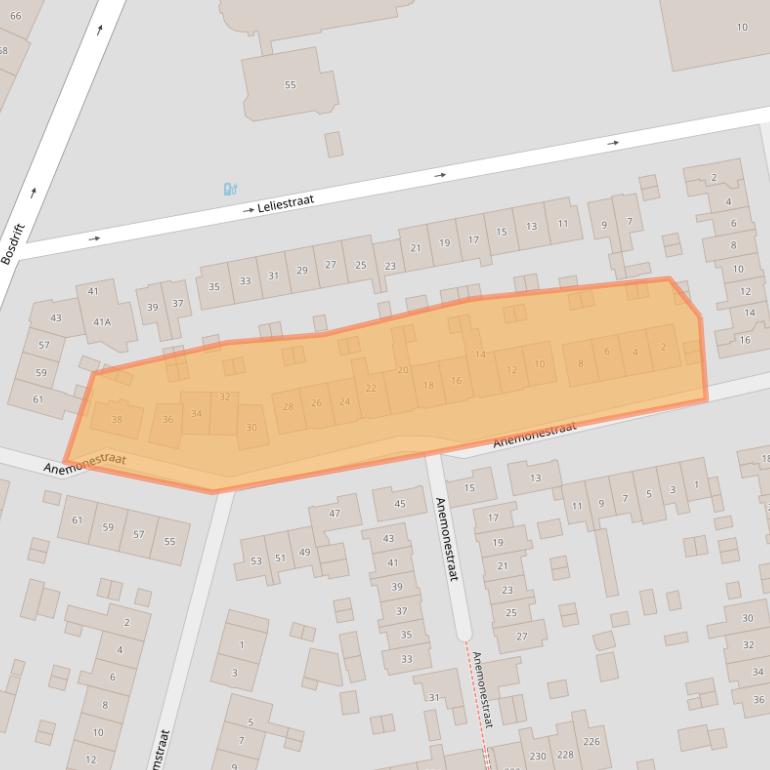 Kaart van postcodegebied 1214HM.