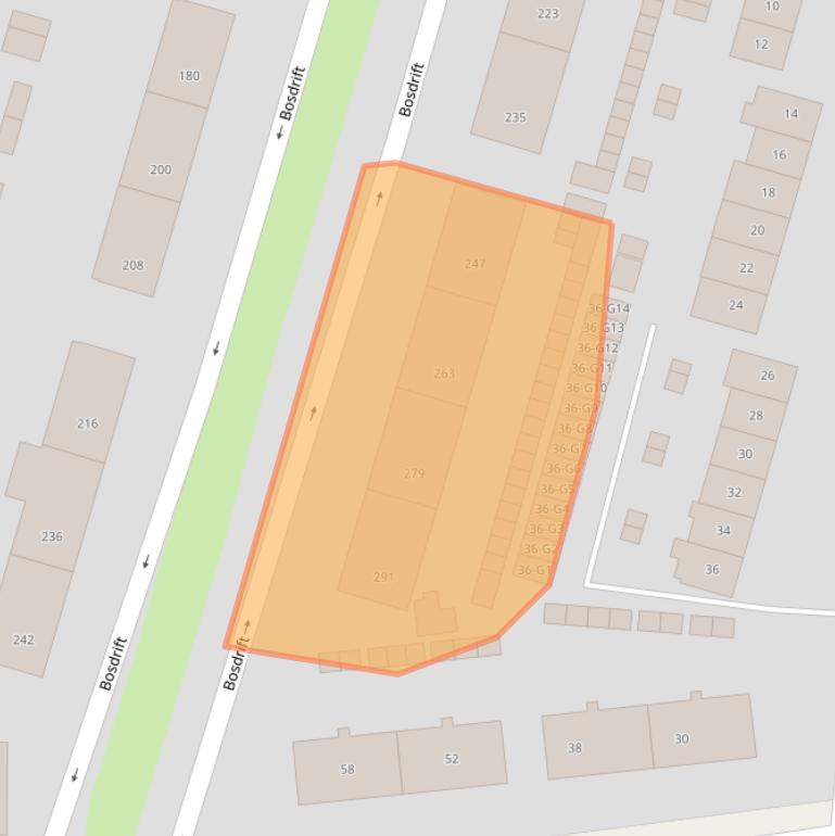 Kaart van postcodegebied 1214JZ.