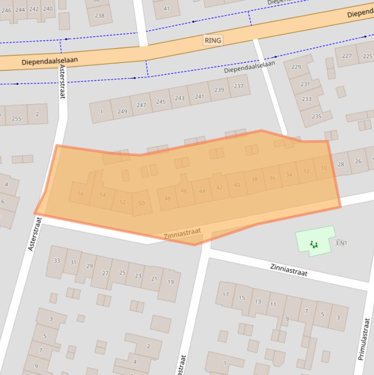 Kaart van postcodegebied 1214KR.