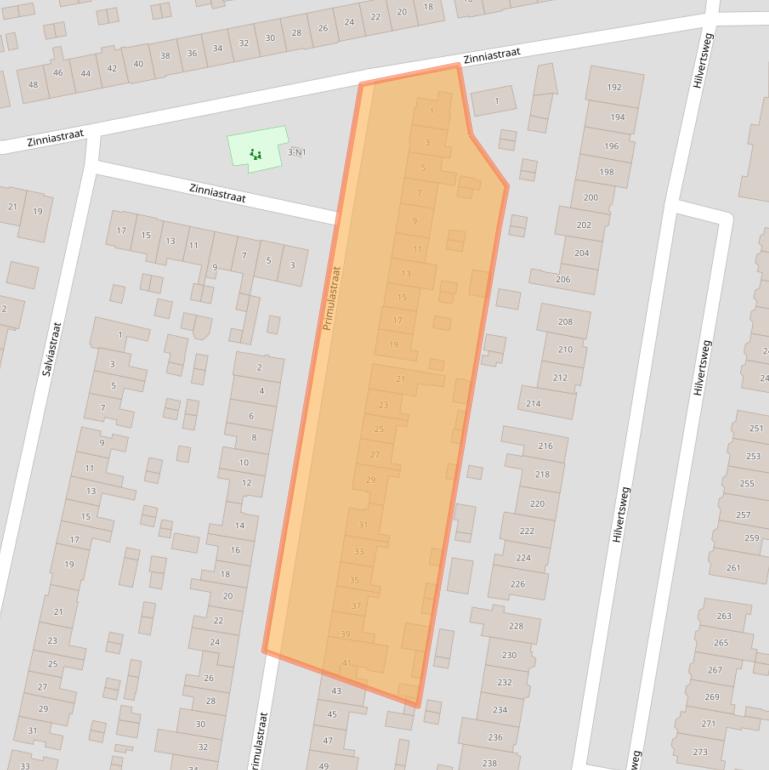 Kaart van postcodegebied 1214KS.