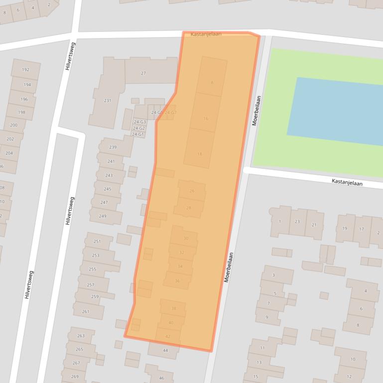 Kaart van postcodegebied 1214LW.